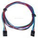 LDTR - YJ028 / C 4 - Pin Female to Female Wire Jumper Cable for Arduino / 3D Printer, Cable Length: 70cm
