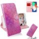 For iPhone X / XS Solid Color Colorful Magnetic Buckle Horizontal Flip PU Leather Case with Holder & Card Slots & Wallet & Lanyard