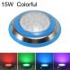 15W LED Stainless Steel Wall-mounted Pool Light Landscape Underwater Light