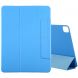 For iPad Pro 12.9 inch(2020) Horizontal Flip Ultra-thin Double-sided Clip Magnetic PU Leather Case With Three-folding Holder & Sleep / Wake-up Function