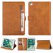 For iPad Mini 1 / 2 / 3 / 4 / 5 Tablet Fashion Calf Texture Zipper Horizontal Flip Leather Case with Stand & Card Slots & Wallet & Wake-up / Sleep Function