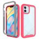 For iPhone 12 Starry Sky Solid Color Series Shockproof PC + TPU Protective Case