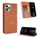 Magnetic Buckle Retro Pattern Horizontal Flip Leather Case with Holder & Card Slot & Wallet for iPhone 12 / 12 Pro