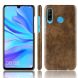 Shockproof Litchi Texture PC + PU Protective Case for Huawei P30 Lite
