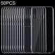 50 PCS 0.75mm Ultrathin Transparent TPU Soft Protective Case for Huawei P30 Lite