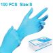 100 PCS Blue Disposable Butyronitrile Gloves Housework Supplies, Size: S, Suitable for Palm Width: 8cm and Below