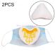 2 PCS Reusable Filter Dust Face Mask Replacement Inner Pad Holder