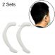 2 Sets Reusable Face Mask Soft Silicone Ear Hook Invisible Earmuffs