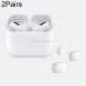 2 Pairs TOTU AA-103 Bluetooth Earphone Silicone Ear Caps Earpads for Apple AirPods Pro, Size: L