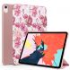 Horizontal Flip Flaming Bird Pattern Colored Painted Leather Case for iPad Pro 11 inch