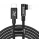 Baseus Type-C To 8 Pin PD 18W MVP Mobile Phone Game Elbow Fast Charging Braided Cable, Length: 2m