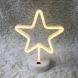 Star Shape Romantic Neon LED Holiday Light with Holder, Warm Fairy Decorative Lamp Night Light for Christmas, Wedding, Party, Bedroom