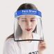 PULUZ Anti-Saliva Splash Anti-Spitting Anti-Fog Anti-Oil Protective Face Shields Mask with Elastic Band