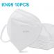 10 PCS KN95 n95 Foldable Earloop Breathable Respirator Dustproof Antiviral Anti-fog Protective Face Mask