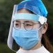 Clear Protective Face Shield Anti-Saliva Splash Anti-Spitting Anti-Fog Anti-Oil Mask with Elastic Band
