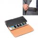 Crazy Horse Texture Vertical Flip Leather Case / Waist Bag with Back Splint for iPhone 4G
