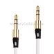 3.5mm Gold Plating Jack Earphone Cable for iPhone/ iPad/ iPod/ MP3, Length: 1m