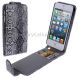 Snakeskin Texture Leather Case with Credit Card Slots for iPhone 5 & 5s & SE & SE