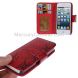Horizontal Flip Snakeskin Texture Leather Case with Credit Card Slots for iPhone 5 & 5s & SE & SE