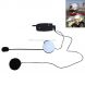 2 PCS 500m Life Waterproof Wind-resistant Bluetooth Interphone Headsets for Motorcycle Helmet