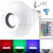 E27 RGB LED Light Lamps Speaker, Bluetooth, Support WiFi Phone Control, Adjustable Light, with Remote Control