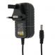 UK Plug AC 100-240V to DC 12V 1A Power Adapter, Tips: 5.5 x 2.1mm, Cable Length: about 90cm