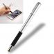 Universal 2 in 1 Multifunction Round Thin Tip Capacitive Touch Screen Stylus Pen, For iPhone, iPad, Samsung, and Other Capacitive Touch Screen Smartphones or Tablet PC
