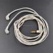 3.5mm Twist Texture Silver-plated Audio Earphone Cable Applicable to KZ ED12