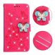 Diamond Encrusted Butterflies Love Flowers Pattern Horizontal Flip Leather Case for Galaxy S8 + / G955 , with Holder & Card Slots & Wallet & Lanyard