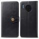 For Huawei Mate 30 Hat-Prince Litchi Texture Horizontal Flip Leather Case with Card Slots Black