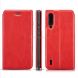 For Xiaomi A3 Lite Retro Simple Ultra-thin Magnetic Leather Case with Holder & Card Slots & Lanyard