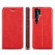 For Xiaomi Mi CC9 Pro Retro Simple Ultra-thin Magnetic Leather Case with Holder & Card Slots & Lanyard
