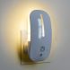 Human Body Induction Auto Sensor Smart Warm White LED Night Light Emergency Lamp, AC 110-240V, EU Plug