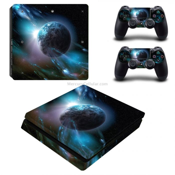 CAOMING BY060153 Fashion Sticker Icon Protective Film for PS4 Slim