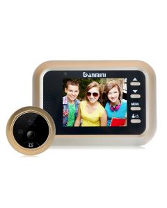 Danmini Q8 2.4 inch Color Screen 1.0MP Security Camera No Disturb Peephole Viewer, Support TF Card (32GB Max) / Night Vision / PIR Motion Detection