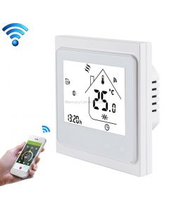 BHT-002GBLW 16A Load Electronic Heating Type LCD Digital Heating Room Thermostat with Sensor & Time Display, WiFi Control