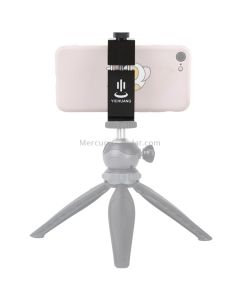 YICHUANG JH-01 Aluminum Alloy Phone Tripod Clip Holder Clamp Adapter for 65-95cm