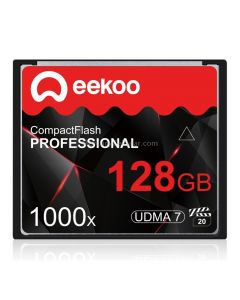 eekoo 128GB 1000X UDMA7 Compact Flash Card for DSLR Camera