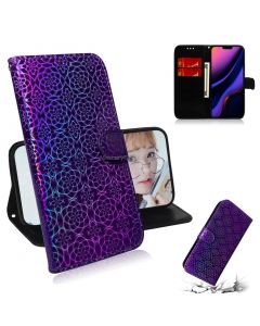 For iPhone 11 Pro Max Solid Color Colorful Magnetic Buckle Horizontal Flip PU Leather Case with Holder & Card Slots & Wallet & Lanyard