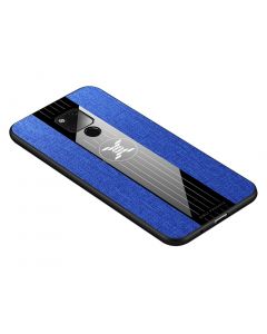 For Huawei Mate 20 X XINLI Stitching Cloth Textue Shockproof TPU Protective Case