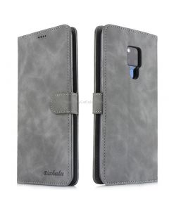 For Huawei Mate 20 X Diaobaolee Pure Fresh Texture Horizontal Flip Leather Case, with Holder & Card Slot & Wallet & Photo Frame