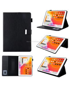 For iPad 5 / 6 / 7 / 8 / 9 Business Style Horizontal Flip Leather Case with Holder & Card Slot & Photo Frame & Wallet & Hand Strap & Sleep / Wake-up Function