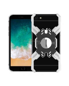 For iPhone 6 Plus / 6 Hero Series Anti-fall Wear-resistant Metal Protective Case with Bracket