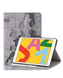 For iPad 10.2 / 10.5 Map Texture Horizontal Flip Leather Case with Holder & Card Slots & Wallet, Random Texture Delivery