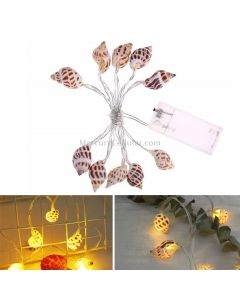 Home Interior Decoration Atmosphere String Lights LED Conch Decorative Lantern, Specification:1.5m 10 LEDs Battery Case