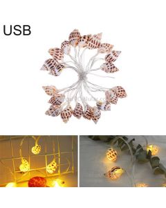 Home Interior Decoration Atmosphere String Lights LED Conch Decorative Lantern, Specification:3m 20 LEDs USB Charging