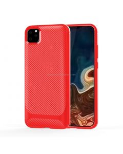 For iPhone 11 Pro Carbon Fiber Texture Shockproof TPU Protective Case