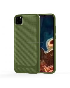 For iPhone 11 Pro Carbon Fiber Texture Shockproof TPU Protective Case