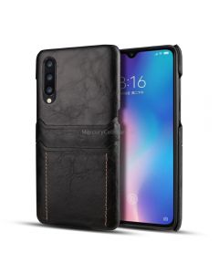 For Xiaomi Mi 9 Calf Texture PU + PC Protective Case with Card Slots