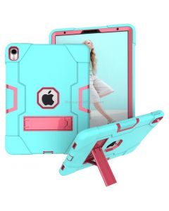 For iPad Pro 11 Contrast Color Silicone + PC Combination Case with Holder